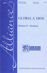 Gloria a Dios SATB choral sheet music cover
